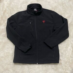 Tesla Motors Soft Shell Jacket, Black, Men’s XL